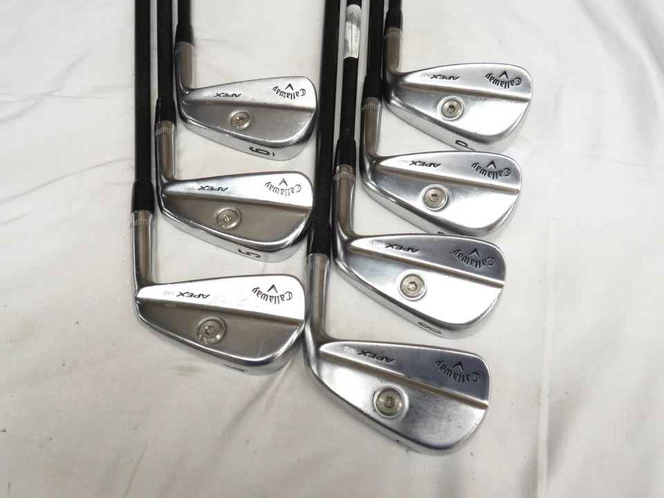 Used RH Callaway Apex MB Forged Iron Set 4-PW KBS TGI 110 Extra Stiff+ Graphite - Image 3 of 4