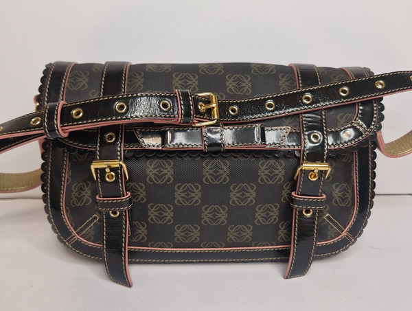 Loewe Messenger Bag Small Size Very Good Condition Magnet Close Light Use