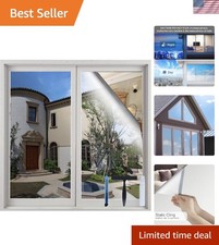 One Way Window Privacy Film with Installation Tools, Sun Blocking Window Tint...