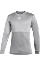 adidas Team Issue Crew Top - Men's Training Small Grey/White