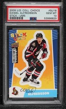 2009 Collector's Choice Stick-Ums Daniel Alfredsson #SU18 PSA 10 GEM MT HOF 0i7l