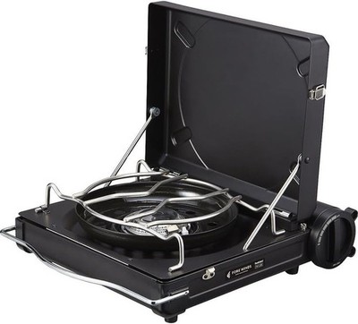 IWATANI FORE WINDS Lux Campingkocher Schwarz FW-LS01-BK Brennstoffart Gas Sch...