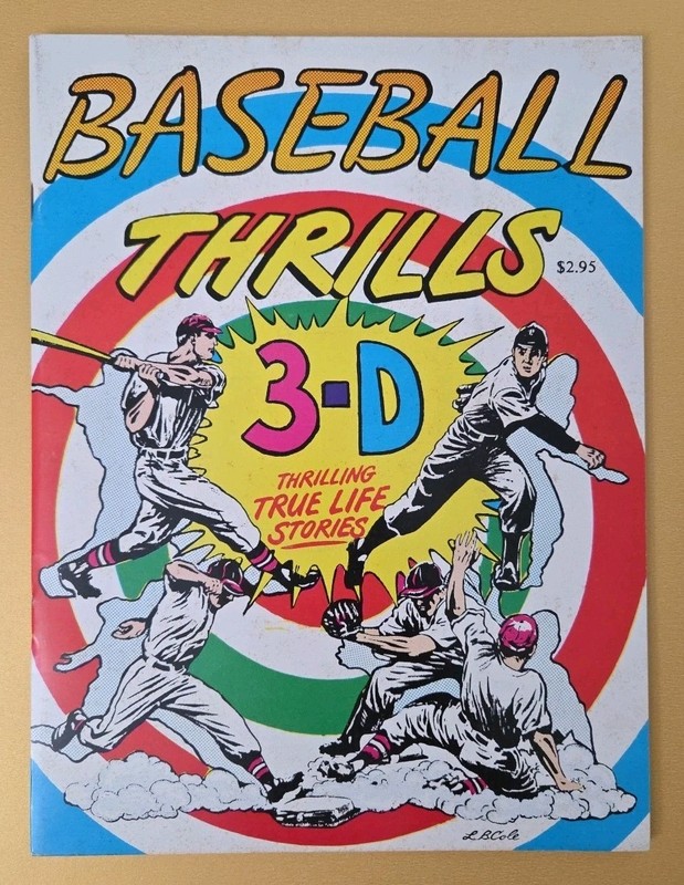 Baseball Thrills 3-D Thrilling True Life Stories 1990 by Ray Zone 0925300039 New