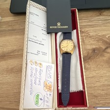 Vintage Revue Handaufzug Herrenuhr – Schweizer Werk (FHF) – Revision 2010