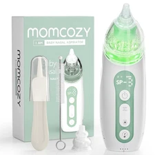 Momcozy Baby Nasal Aspirator, 3 Suction Levels Electric Nasal Aspirator for