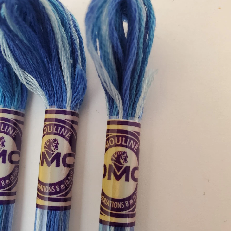 DMC Floss Variegated 16 Skeins 6 Strand Embroidery Mouline Thread Cross Stitch - Image 3 of 4