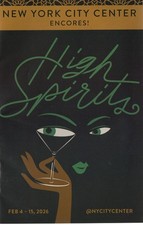 HIGH SPIRITS ENCORES 2/26 PLAYBILL MINT
