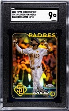 2024 Topps Chrome Jurickson Profar #USC180 - Black Refractor 10/10 Jersey Match