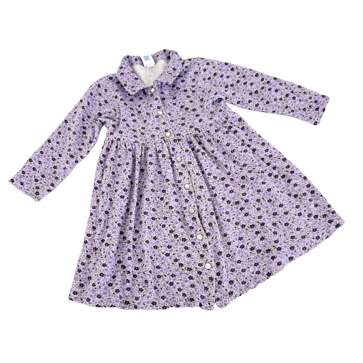 old navy printed long-sleeve dress for toddler girls reviews Old Navy Toddler Girls 2-In-1 Heart Print Striped Long Sleeve Dress Purple 5T