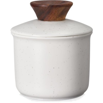 Butterdose französisch Keramik Waterline Butterglocke Weich Frisch 6,5oz