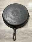 Antique GRISWOLD #12  Large Block Logo  719 Heat Ring Cast Iron Skillet (Read)