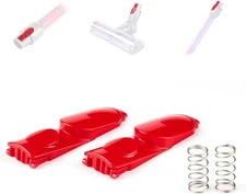 2 Pack Cleaner Head Clip Latch Tab Button Compatible with Dyson V7 V8 V10 V11