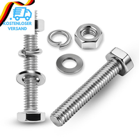 M6 Schrauben Muttern Set 8 Stk Maschinenschrauben M6X75 Mm Schrauben Mit Muttern