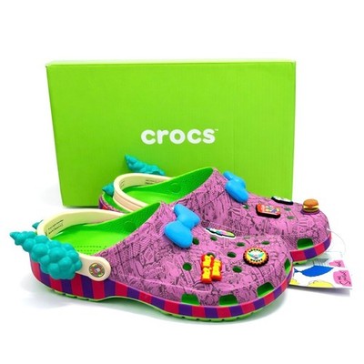 The Simpsons X Crocs Classic Krusty Clog Men s Size 11 Limited Edition Slip-On