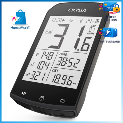 GPS Fahrradcomputer Kabellos Wasserdicht 2,9 Zoll LCD für Radfahrer Outdoor