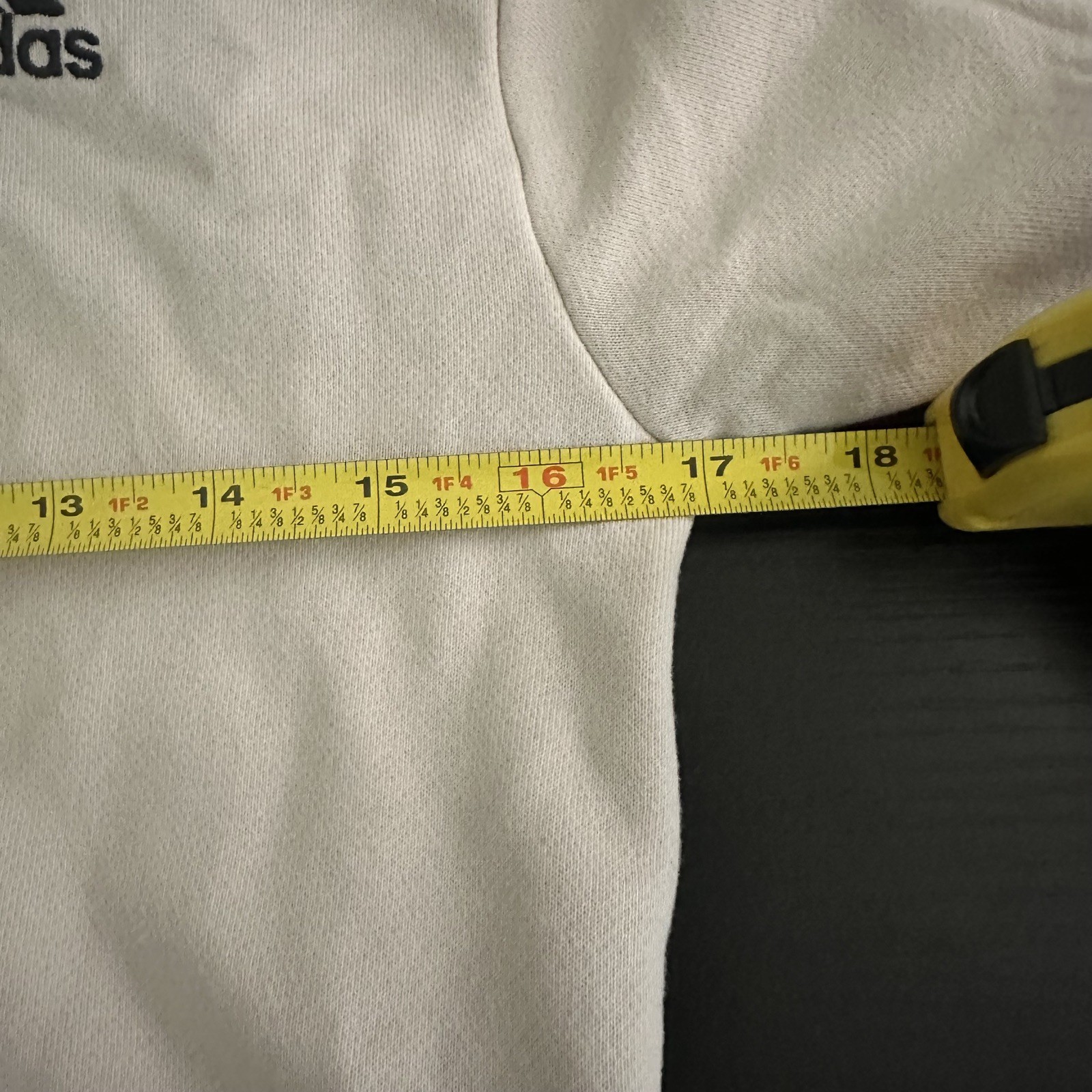 Women’s Adidas Khaki Beige Hoodie Size Medium thumbnail 7