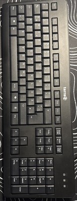 TERRA Keyboard 1500 Corded Keyboard USB black color, 1,8m USB cable