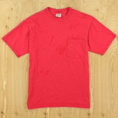 faded distressed usa made vtg ANVIL t shirt MEDIUM selvedge pocket single stitch