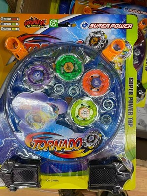 Metal Fusion Battle Clash Tornado Speed Set 4D Spin Beyblade