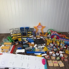 Huge Lot of Zuru Mini Brands Mixed Random Food + Some Mini Mart + Shopping Carts