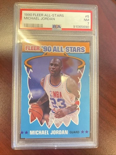 1990 Fleer All Stars #5 PSA 7 Michael Jordan