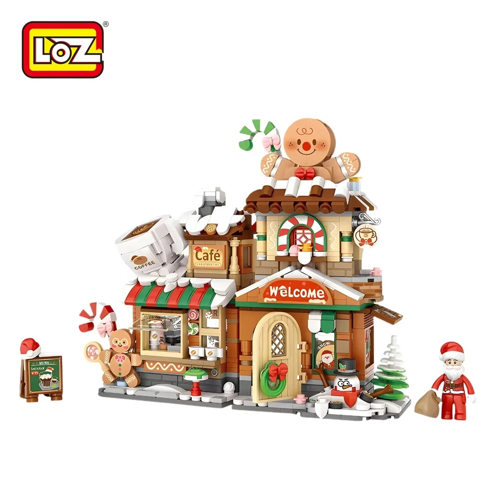 LOZ MINI BRICKS 4812 Lebkuchen-Café Klemmbausteine Neu & OVP