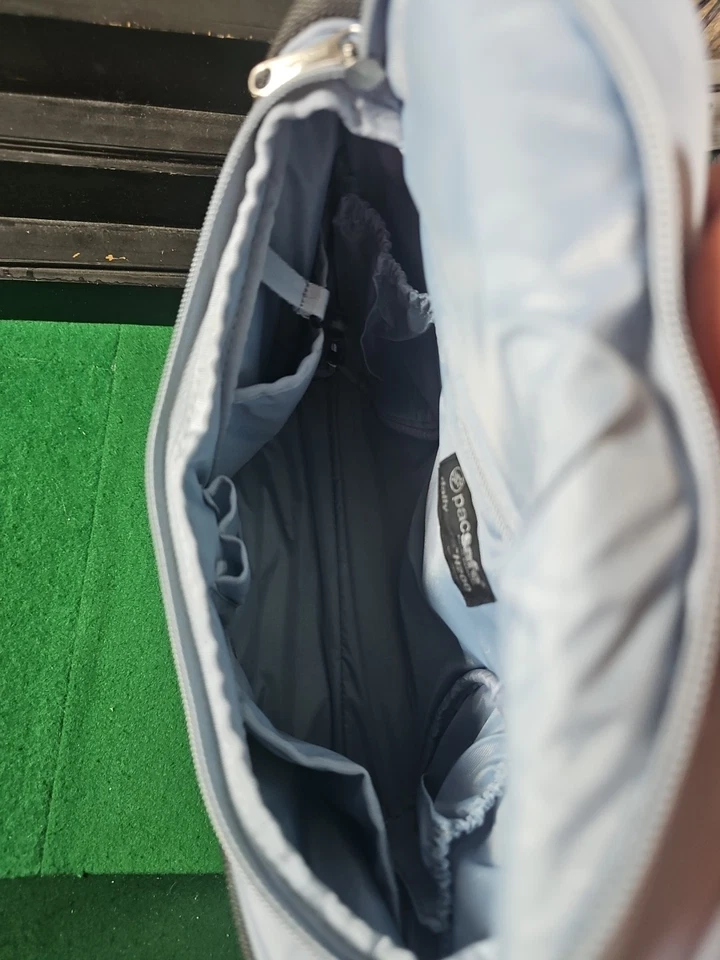 Bandolera de viaje Pacsafe Dailysafe H200 antirrobo azul/gris Foto 4 de 4