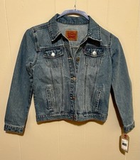 Levi's Strauss Co Kids Denim Jacket Size: LLG Blue Jean Long Sleeve NWT, Nice