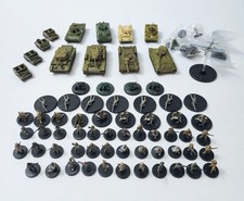 Lot Of 79 WOTC Axis  Allies Miniatures Tanks Trucks Infantry Plane UK SEE DTLS