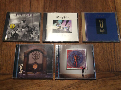 Rush [5 CD Alben] Retrospective Spirit of Radio Counterparts Presto Show of Hand