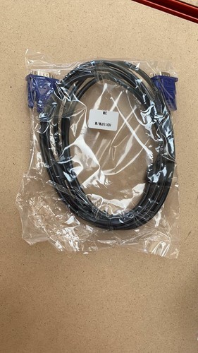 3M VGA SVGA 15 Pin Male to Male Cable Lead Blue PC TFT LCD Monitor TV Laptop - Picture 12 of 12