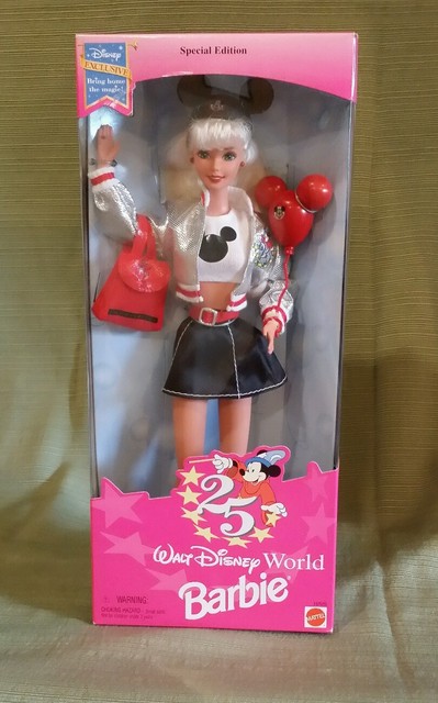 Walt Disney World 25th Anniversary Barbie 1996 #16525 Special Edition