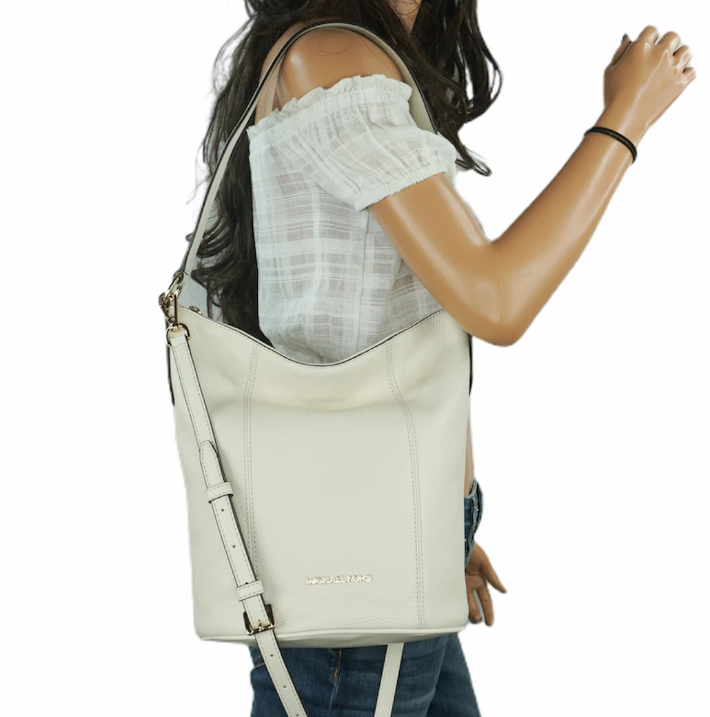 Michael kors brooke large pebbled deals leather shoulder bag