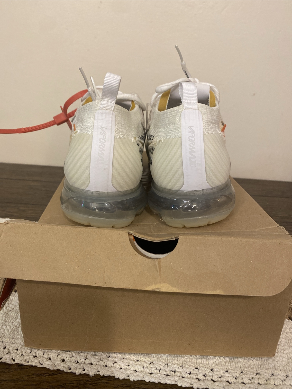 OFF WHITE X NIKE Taglia 10 5 Nike bianco sporco x Air VaporMax parte 2