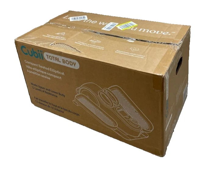 CUBII TOTAL BODY PLUS UNDER DESK SEATED ELLIPTICAL PEDAL EXERCISER W/ UPPER BODY - Image 2 of 4