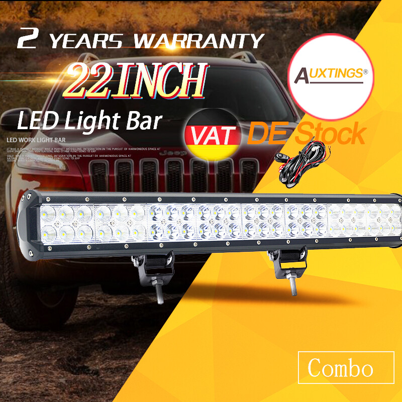 22 32 42'' 52'' DRL LED Work Light Bar Spot Flood Offroad Driving ATV SUV UTV