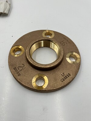 (QTY 1) Smith Cooper Threaded Floor Flanges 2-1/2 150#B16 LF C89833