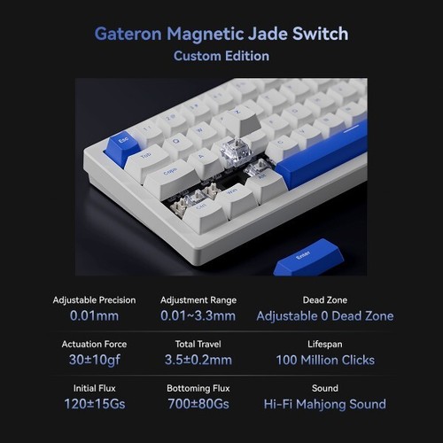 ATK 68 V2 Hall Effect Gaming Keyboard – 65% CNC Aluminum 8K Polling RGB Wired - 第 6/7 張圖片