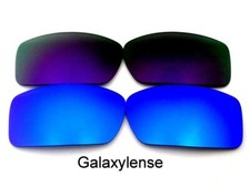 Galaxy Replacement Lenses For Oakley Gascan Blue Purple Polarized 2 Pairs