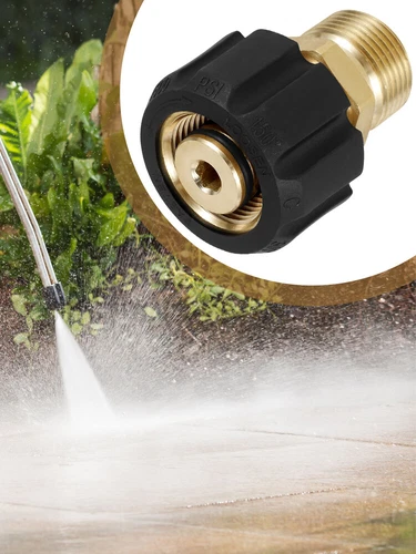 Adaptador de manguera para lavadora a presión 2-10x latón M22 15 mm hembra a M22 14 mm macho temzv - Imagen 11 de 11