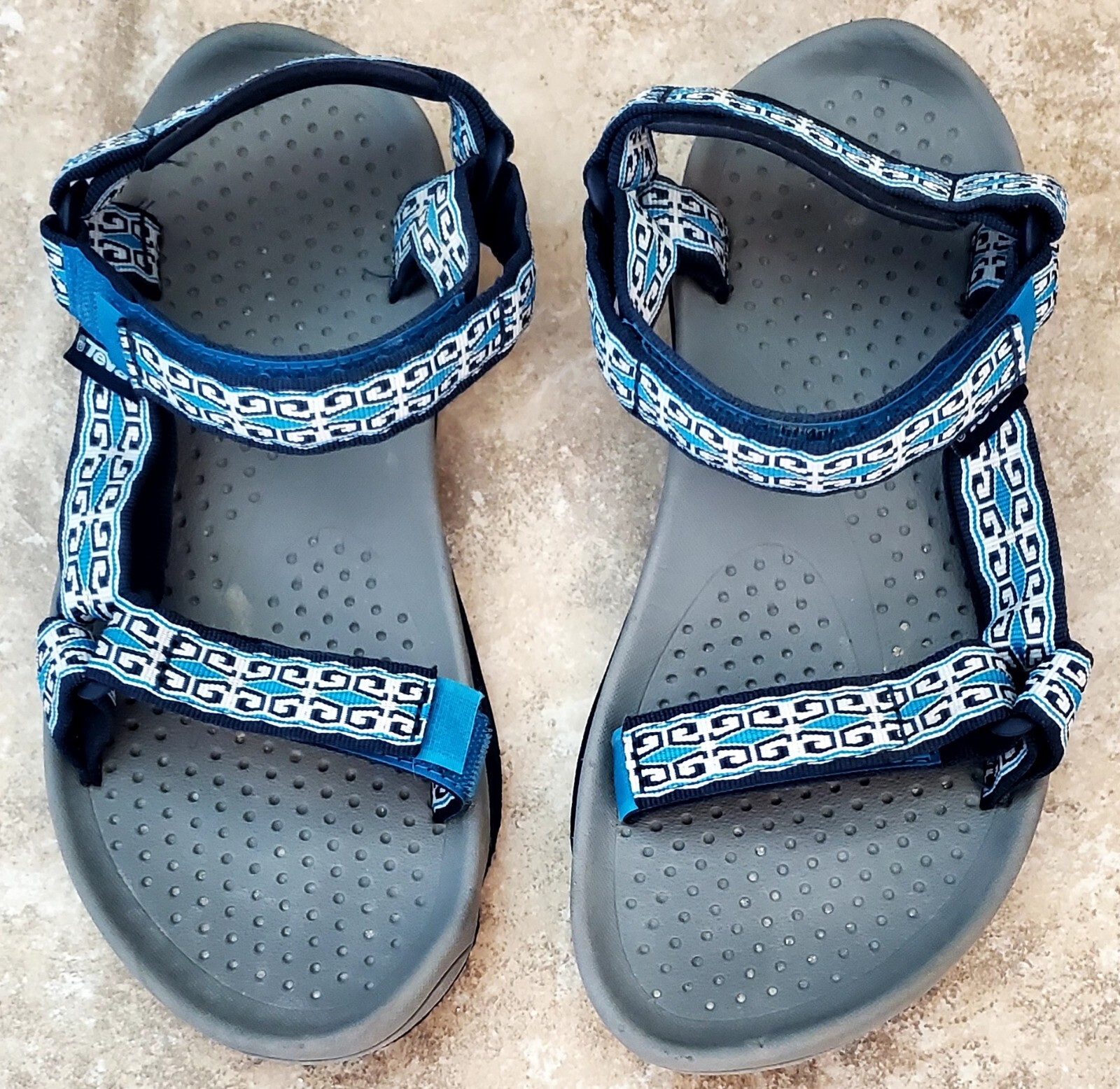 Teva Womens Blue Hurricane Sport Sandals Size