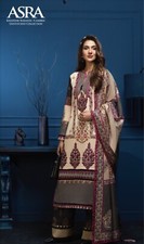 Pakistani Shalwar Kameez Stitched Asim Jofa  Size:M 