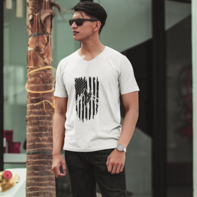 The American Lineman Short Sleeve Unisex Tshirt Color Select Electrician
