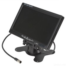 7" TFT LCD Screen Monitor 2ch Av in with Remote 12-24v For Truck Rv Caravan Van