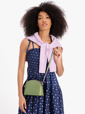 Image of NWB Kate Spade Morgan Army Green Leather Double Zip Crossbody K8926 Gift Bag
