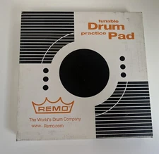 Used- Remo 8 Inch Gray Practice Pad with Vic Firth Drum sticks- RT-0008-00- OBO