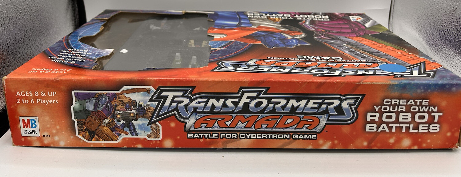 TRANSFORMERS Armada - Battle for Cybertron board game 95% COMPLETE 2003 Hasbro