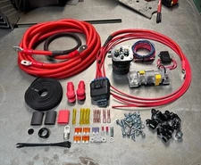 Quad Air Compressor Wiring Kit 2 Gauge Power Wire w/ Instructions FREE 2DAY SHIP