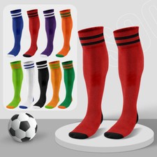 Men Sport Football Soccer Long Socks Knee High Bottom Non-slip Socks Comfo