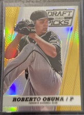 2013 PANIN PRIZM DRAFT PICKS ROBERTO OSUNA GOLD PRIZM SP #2/10 BLUE JAYS/ASTROS